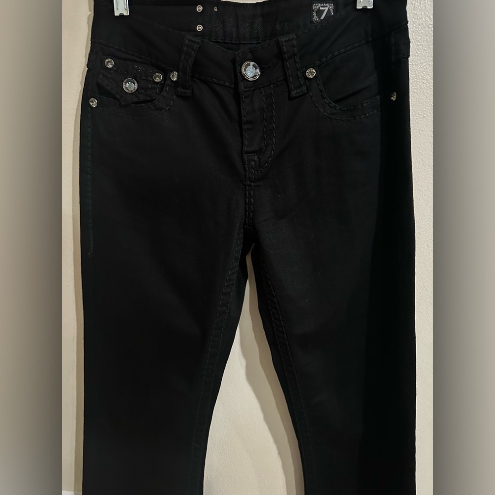 Jeweled Bootcut Jeans - Picture 6 of 12